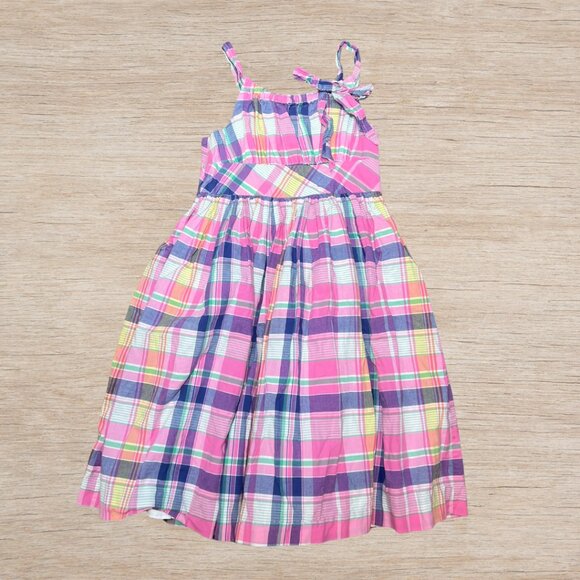 Ralph Lauren Other - Ralph Lauren Plaid Dress Multicolor Preppy Summer Spring Girls Size 6